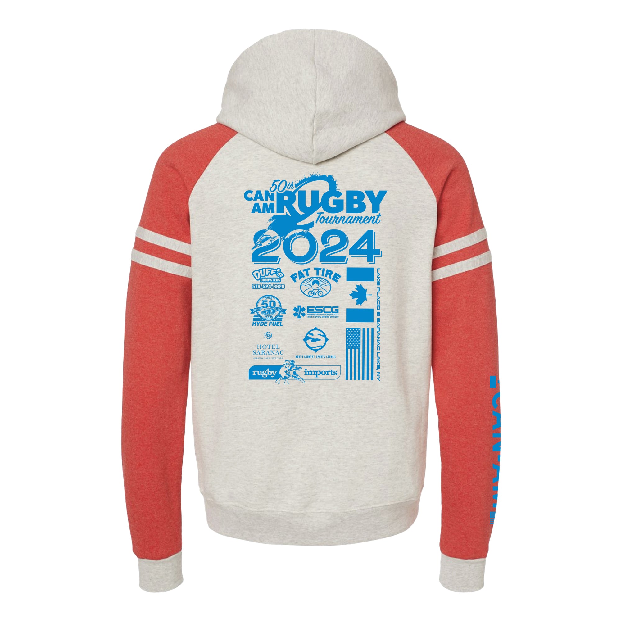 Can-Am Rugby 2024 Varsity Hoodie -  SMALL ONLY