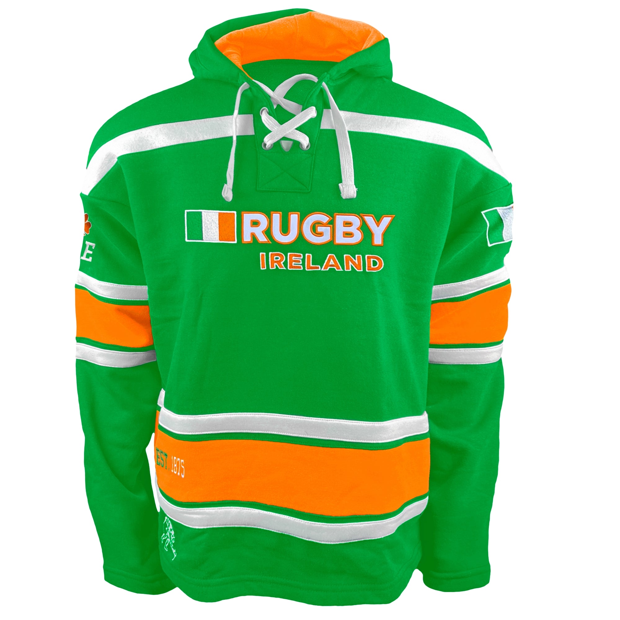 Ireland Rugby Lace-Up Hoodie