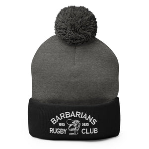 Rugby Imports Binghamton Barbarians Rugby Pom-Pom Beanie