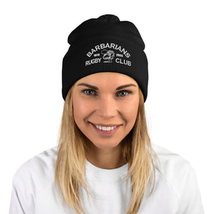 Rugby Imports Binghamton Barbarians Rugby Pom-Pom Beanie