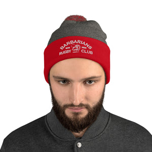 Rugby Imports Binghamton Barbarians Rugby Pom-Pom Beanie