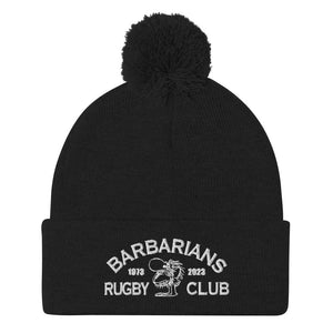 Rugby Imports Binghamton Barbarians Rugby Pom-Pom Beanie