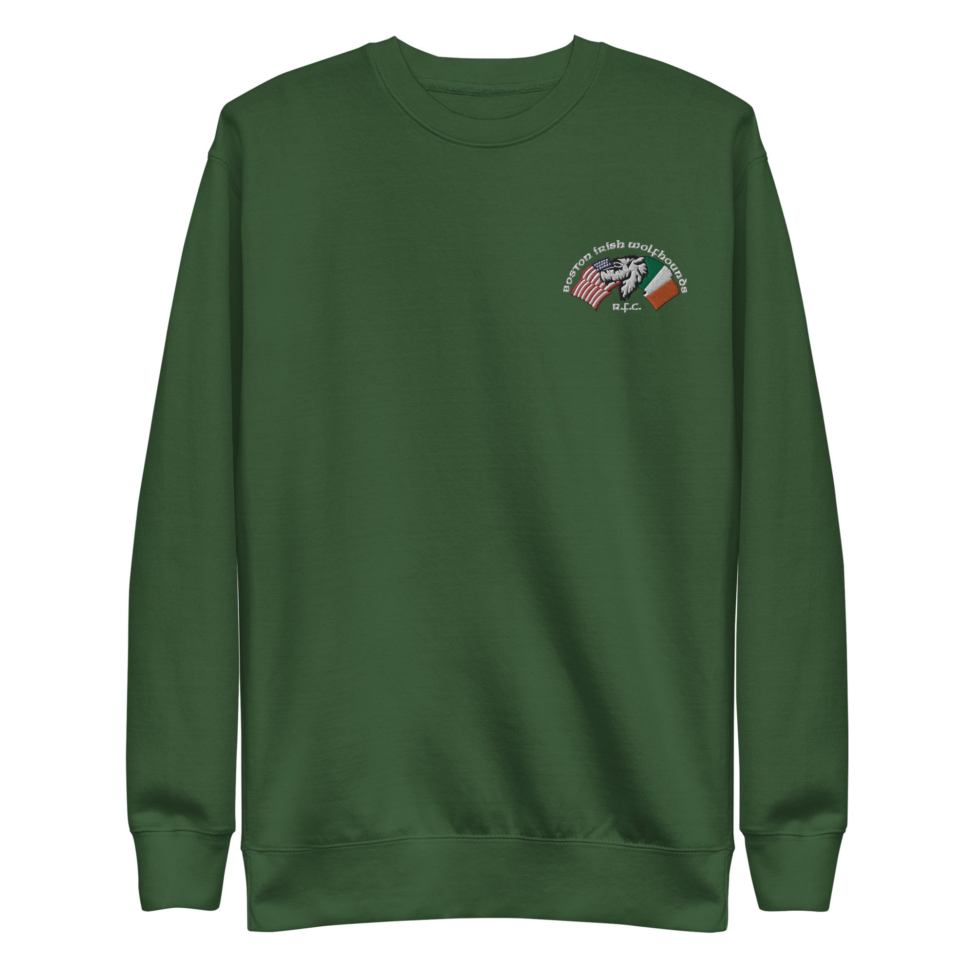 Rugby Imports Boston Irish Wolfhounds YRFC Embroidered Crewneck