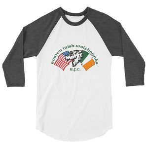 Rugby Imports Boston Irish Wolfhounds YRFC Raglan 3/4 Sleeve Tee