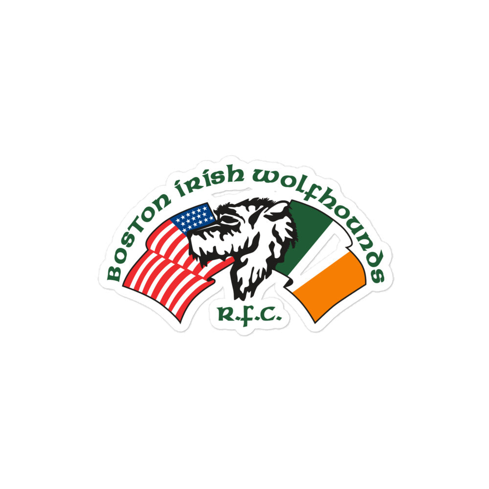 Rugby Imports Boston Irish Wolfhounds YRFC Stickers