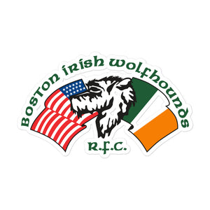 Rugby Imports Boston Irish Wolfhounds YRFC Stickers