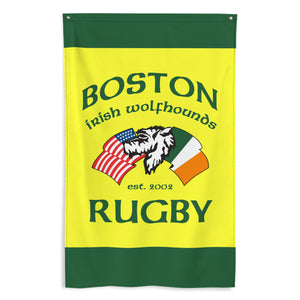 Rugby Imports Boston Irish Wolfhounds YRFC Wall Flag