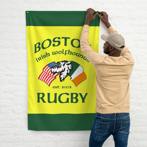 Rugby Imports Boston Irish Wolfhounds YRFC Wall Flag