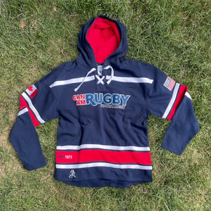 Rugby Imports Can-Am Rugby Lace-Up Hoodie