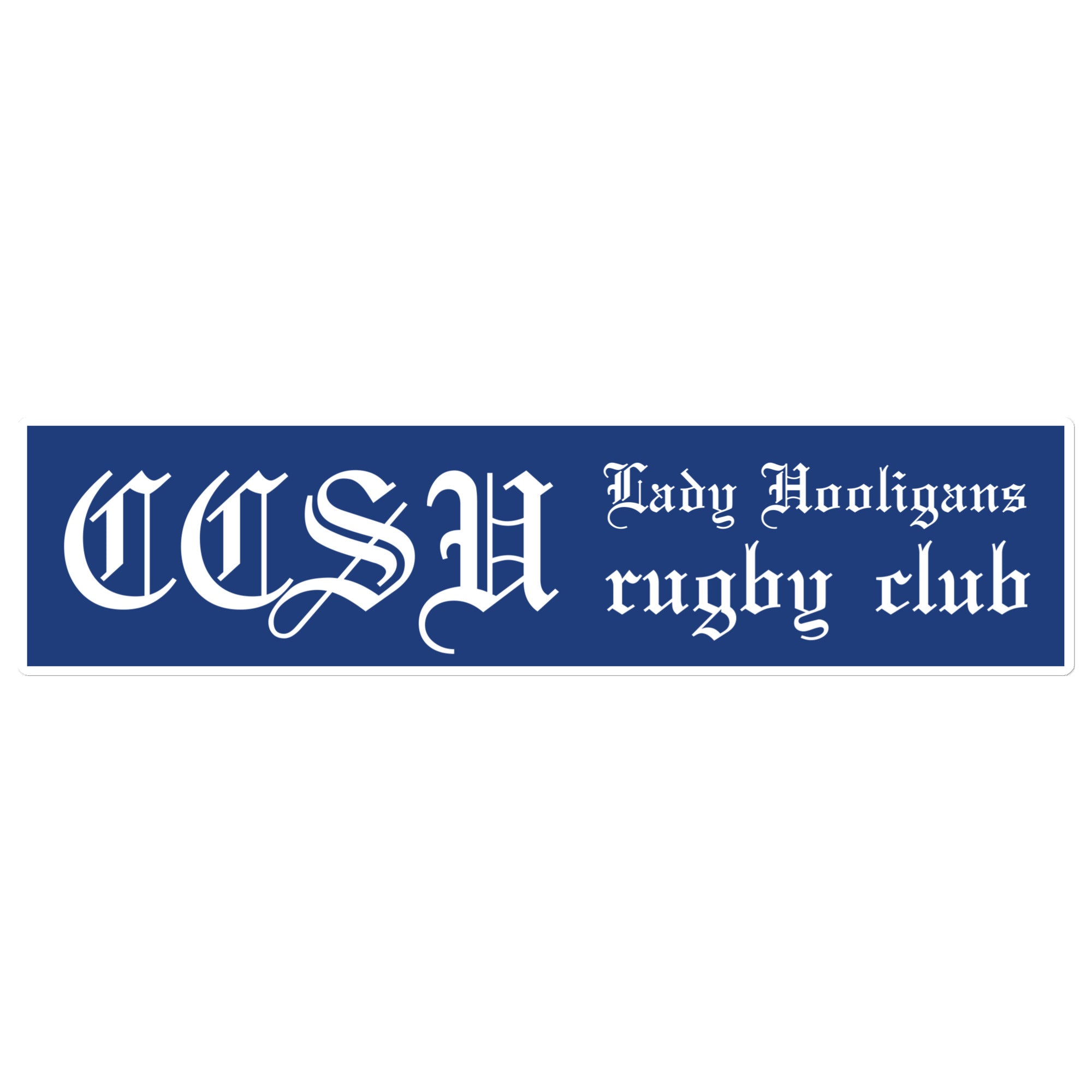 Rugby Imports CCSU Lady Hooligans Bumper Sticker