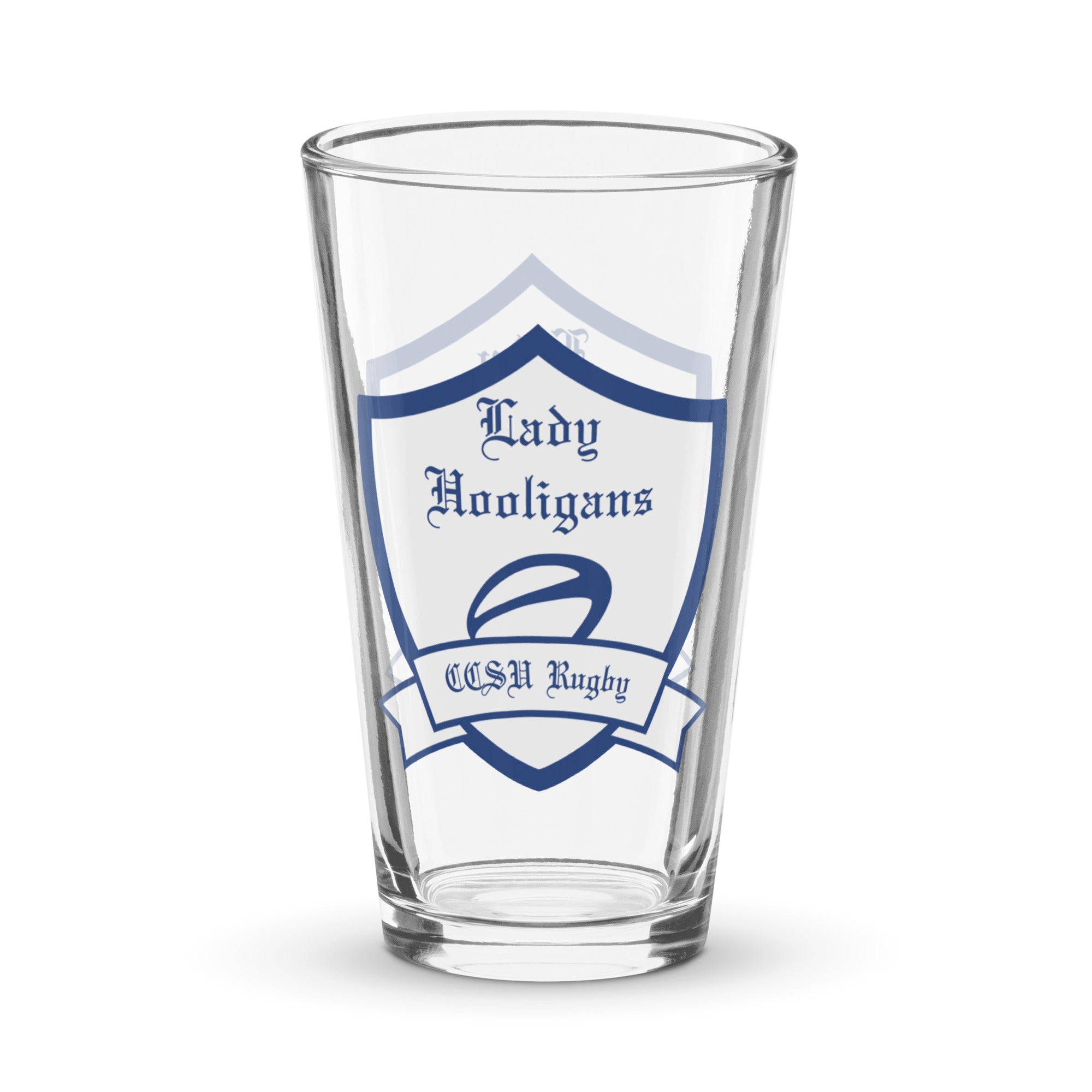 Rugby Imports CCSU Lady Hooligans Pint Glass