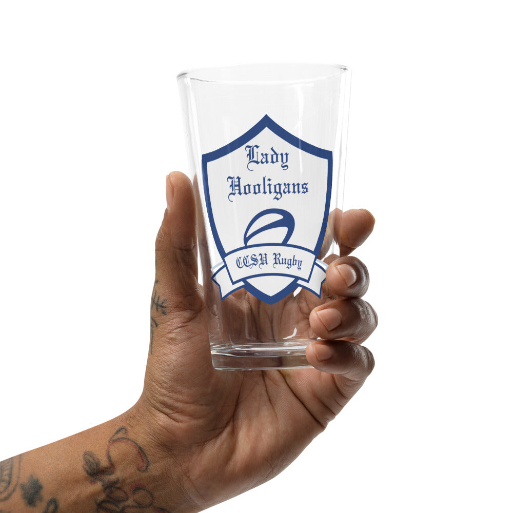 Rugby Imports CCSU Lady Hooligans Pint Glass