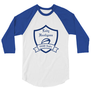 Rugby Imports CCSU Lady Hooligans Raglan 3/4 Sleeve Tee