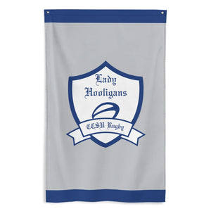 Rugby Imports CCSU Lady Hooligans Wall Flag