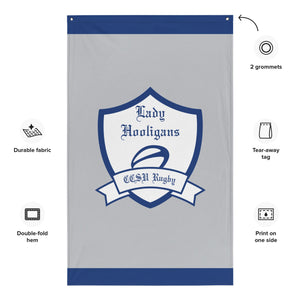 Rugby Imports CCSU Lady Hooligans Wall Flag