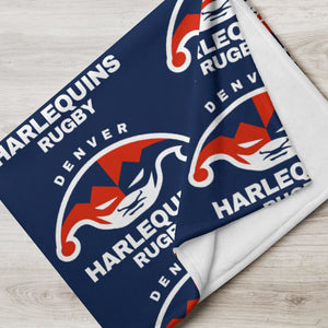 Rugby Imports Denver Harlequins Rugby Throw Blanket