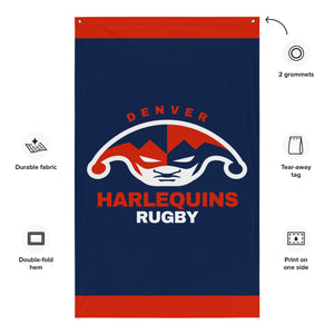 Rugby Imports Denver Harlequins Rugby Wall Flag