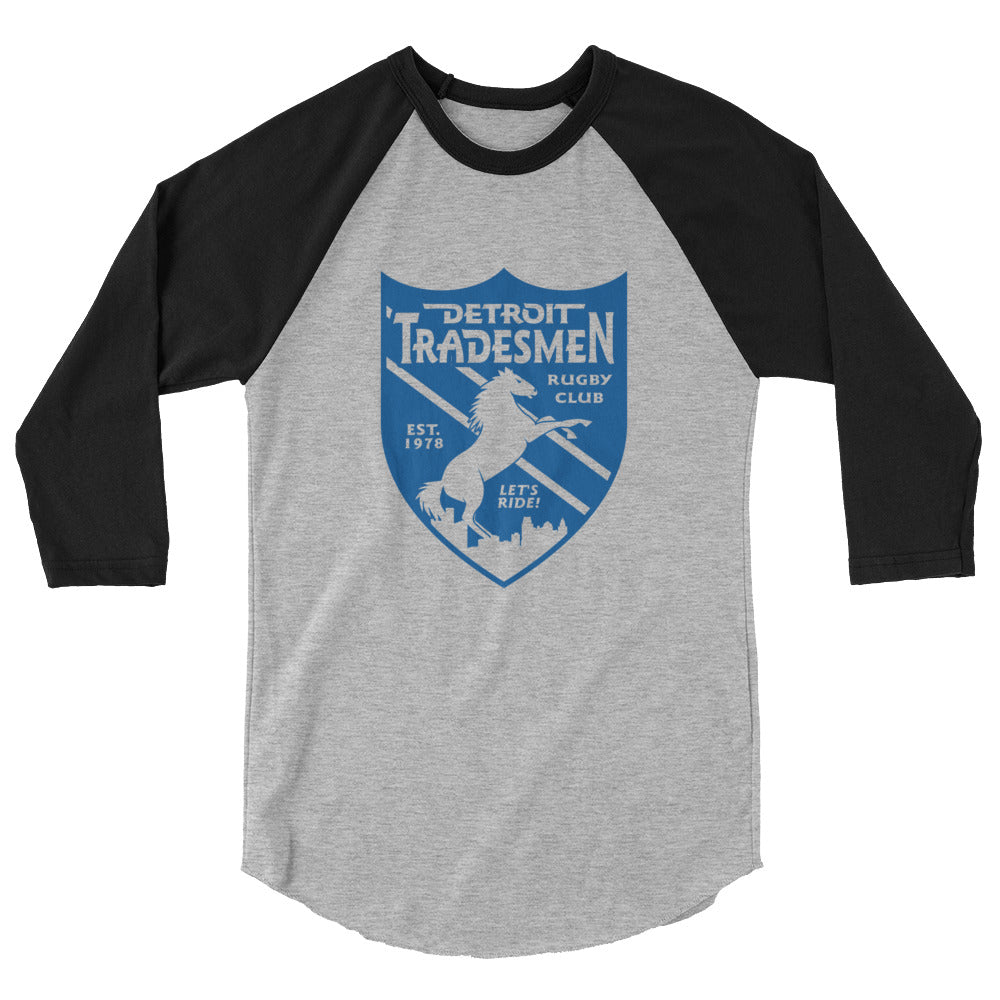 Rugby Imports Detroit Tradesmen Raglan 3/4 Sleeve Tee