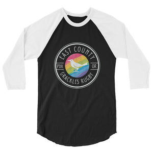 Rugby Imports East Co. Grackles Raglan 3/4 Sleeve Tee