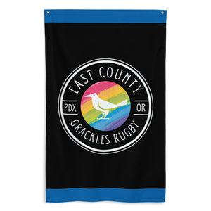 Rugby Imports East Co. Grackles Wall Flag