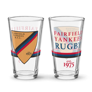 Rugby Imports Fairfield Yankees RFC Pint Glass