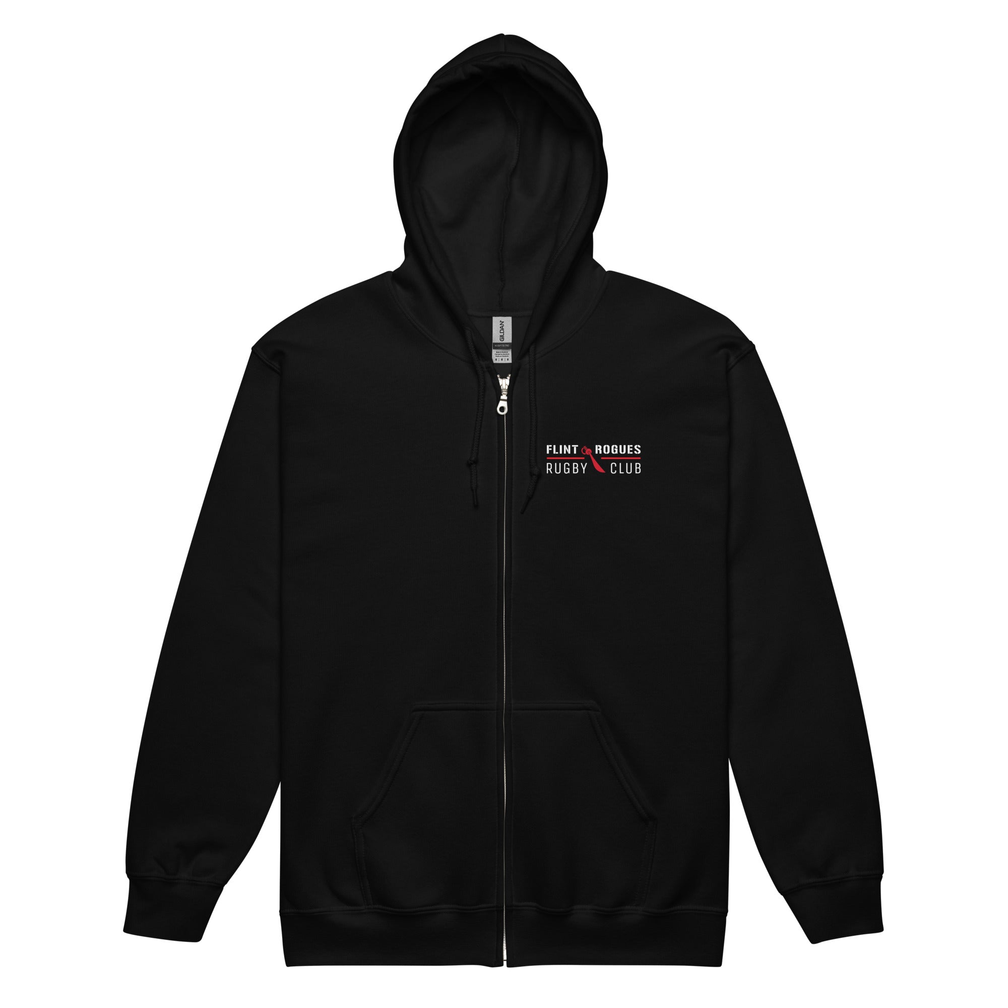 Rugby Imports Flint Rogues RFC Heavy Blend Zip Hoodie