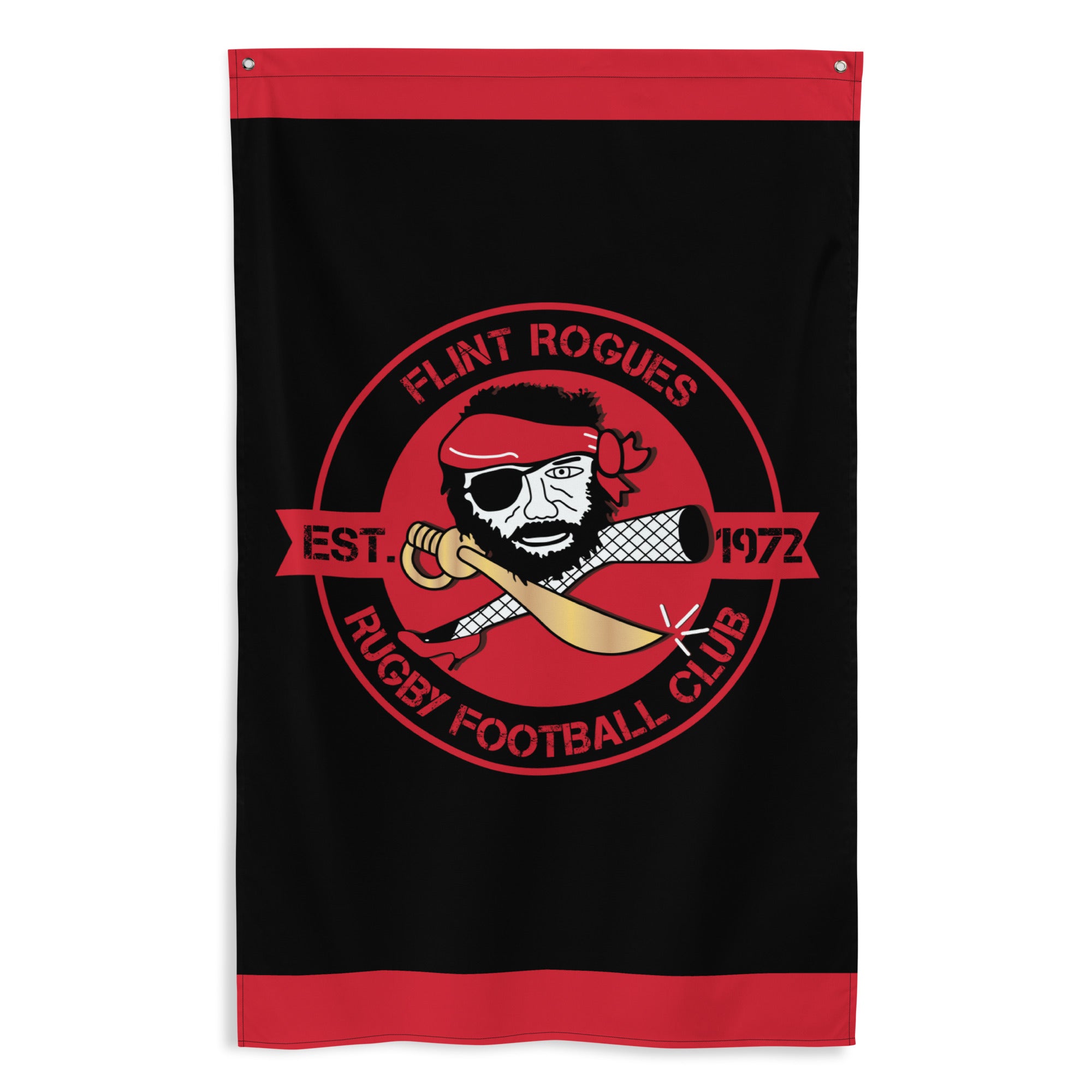 Rugby Imports Flint Rogues RFC Wall Flag