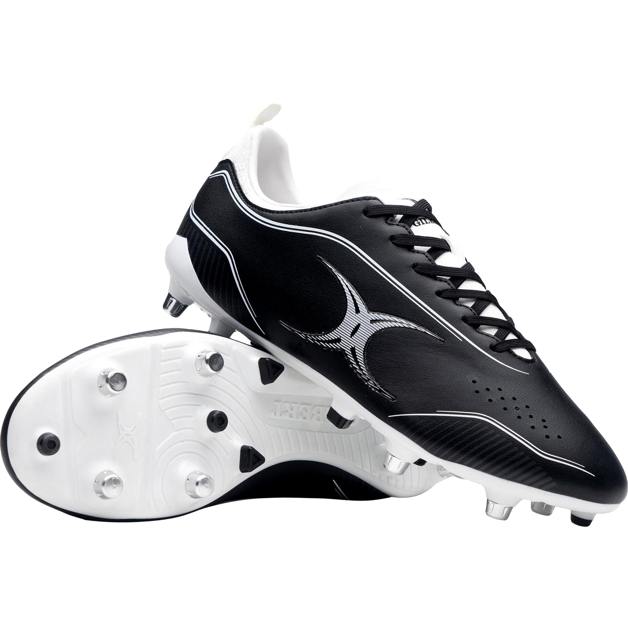 Rugby Imports Gilbert Cage Torq 6S Rugby Boot - Black