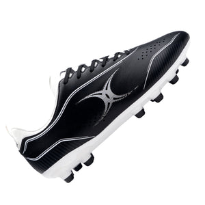 Rugby Imports Gilbert Cage Torq MSX Firm Ground Rugby Boot - Black/White