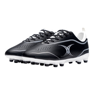 Rugby Imports Gilbert Cage Torq MSX Firm Ground Rugby Boot - Black/White