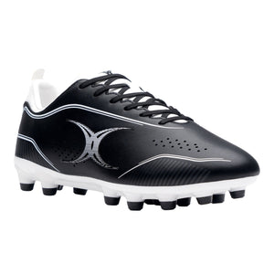 Rugby Imports Gilbert Cage Torq MSX Firm Ground Rugby Boot - Black/White