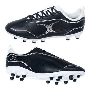 Rugby Imports Gilbert Cage Torq MSX Firm Ground Rugby Boot - Black/White