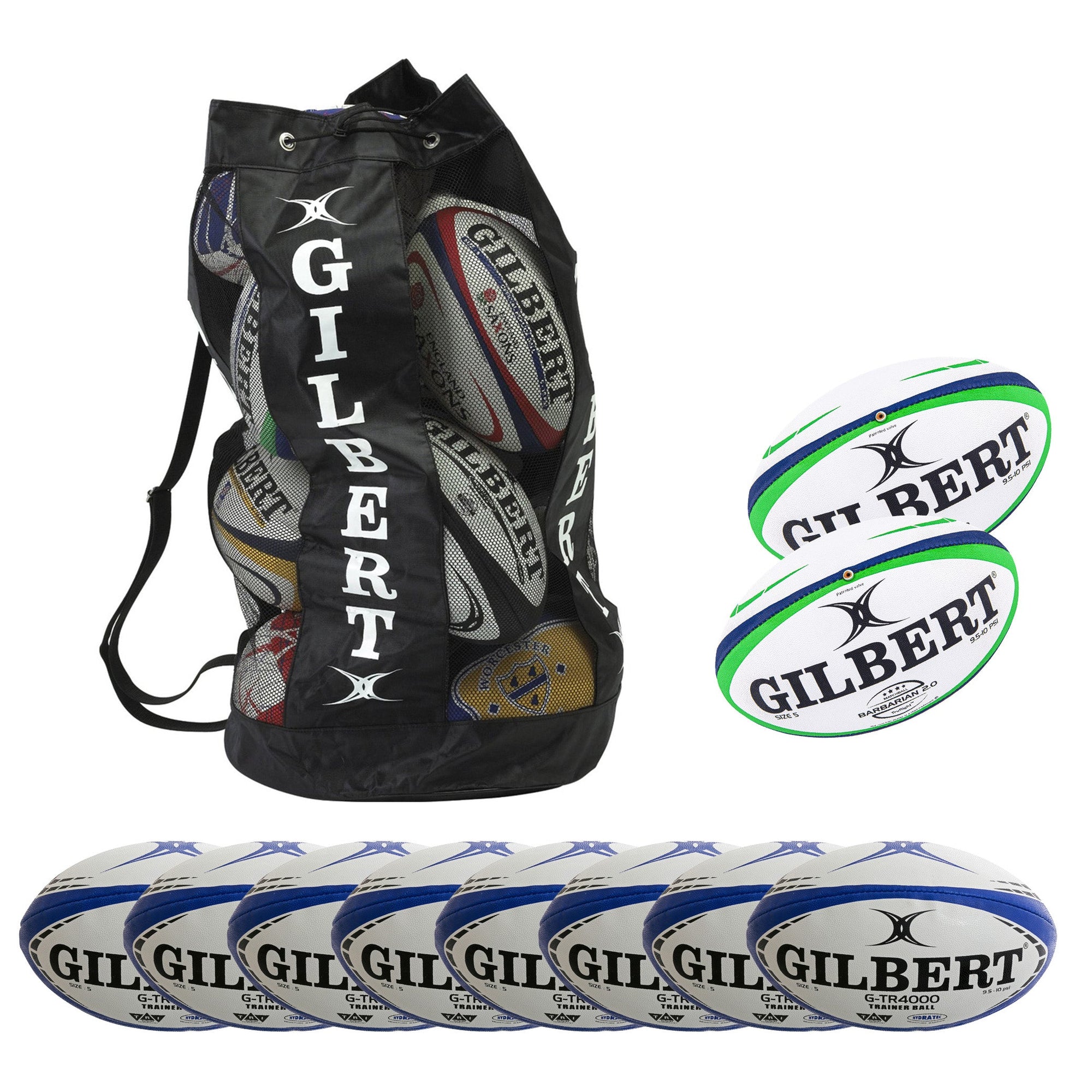 Rugby Imports Gilbert Premier Rugby Ball Pack