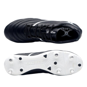 Rugby Imports Gilbert Sidestep X20 PWR 6S Rugby Boot - Black/White