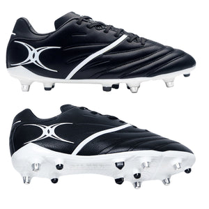 Rugby Imports Gilbert Sidestep X20 PWR 6S Rugby Boot - Black/White