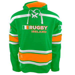 Rugby Imports Ireland Rugby Lace-Up Hoodie