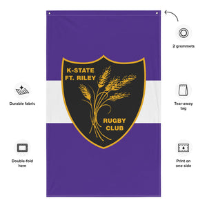 Rugby Imports KSUFR Rugby Wall Flag