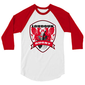 Rugby Imports Loudoun RFC Raglan 3/4 Sleeve Tee