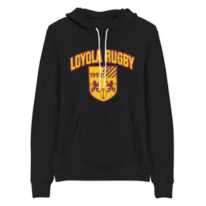 Rugby Imports Loyola Rugby Distress Print Logo Hoodie