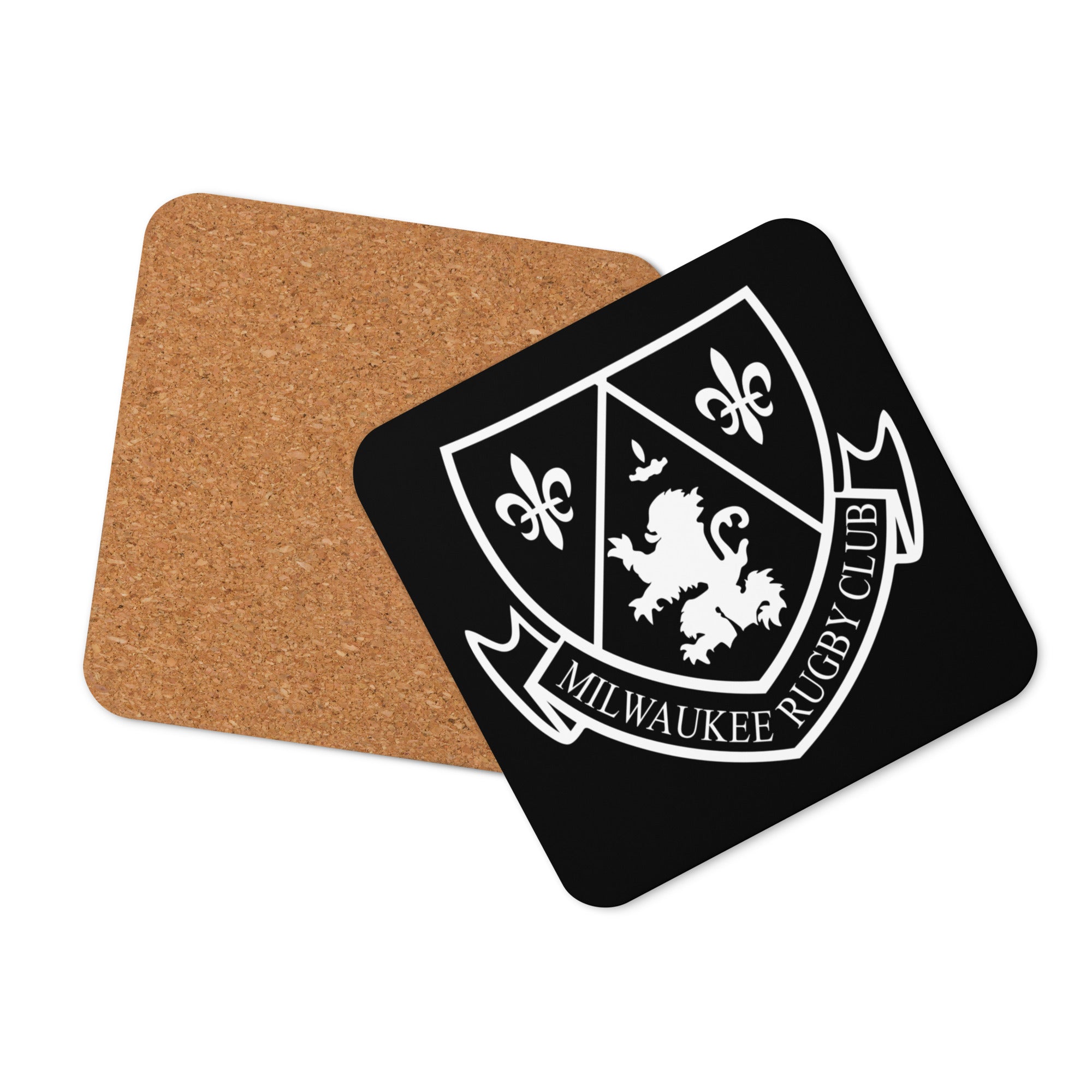 Rugby Imports Milwaukee RFC Cork-Back Coaster