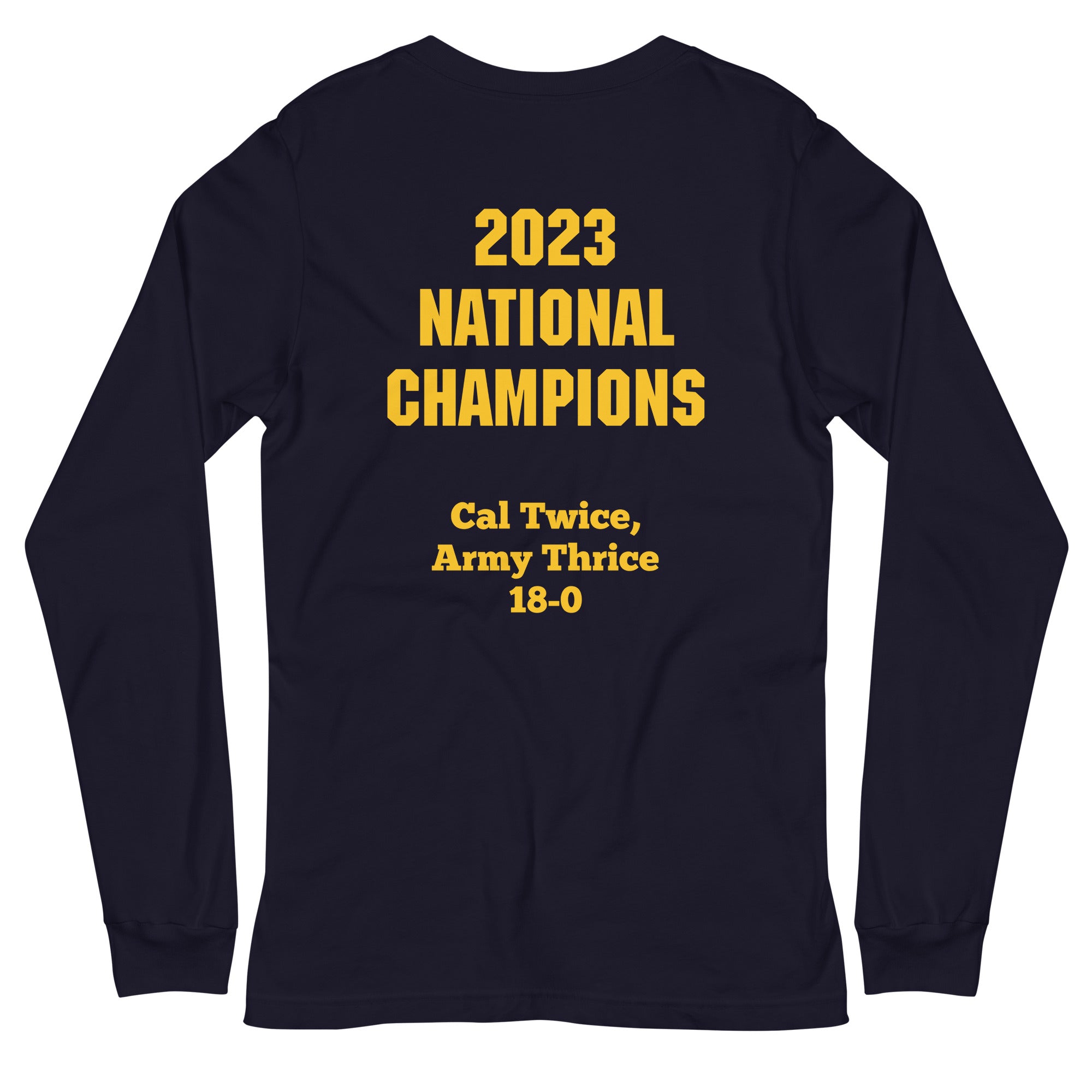 Navy Rugby 2023 National Champions T-Shirt - Rugby Imports