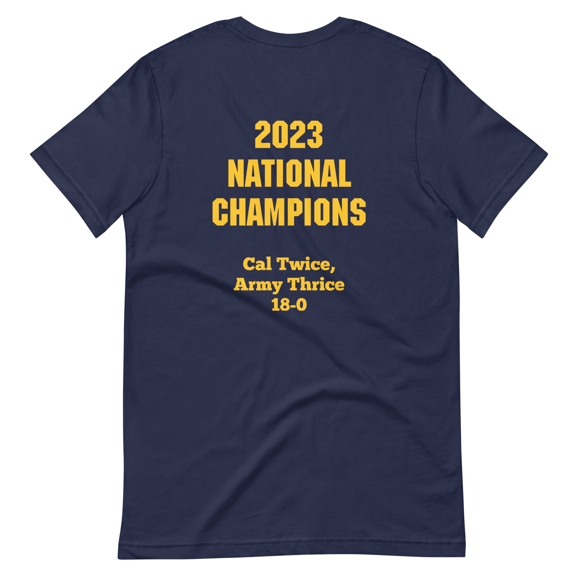 Rugby Imports Navy Rugby 2023 National Champions T-Shirt