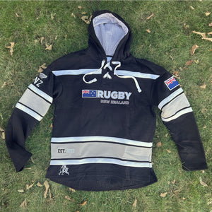 Rugby Imports New Zealand Rugby Lace-Up Hoodie