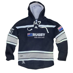 Rugby Imports New Zealand Rugby Lace-Up Hoodie