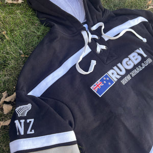 Rugby Imports New Zealand Rugby Lace-Up Hoodie