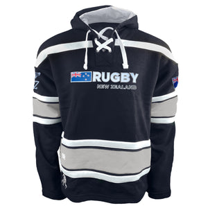 Rugby Imports New Zealand Rugby Lace-Up Hoodie