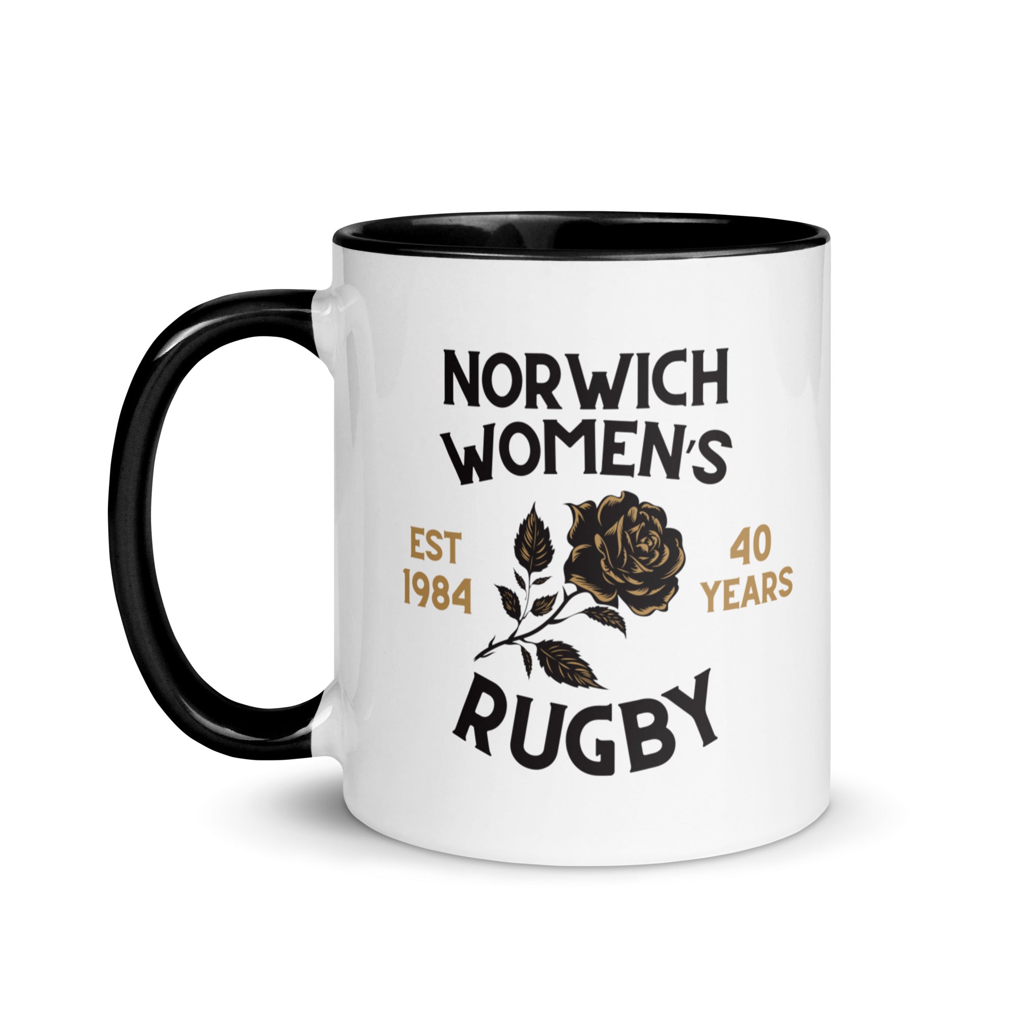 Rugby Imports Norwich Women's Rugby 40 Years Coffee Mug