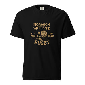 Rugby Imports Norwich Women's Rugby 40 Years Garment Dyed T-Shirt