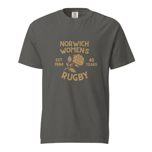 Rugby Imports Norwich Women's Rugby 40 Years Garment Dyed T-Shirt