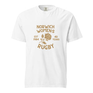 Rugby Imports Norwich Women's Rugby 40 Years Garment Dyed T-Shirt